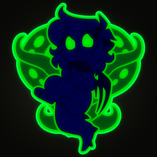 Eldritch Heart Kira Glow-in-the-Dark Sticker