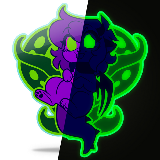 Eldritch Heart Kira Glow-in-the-Dark Sticker