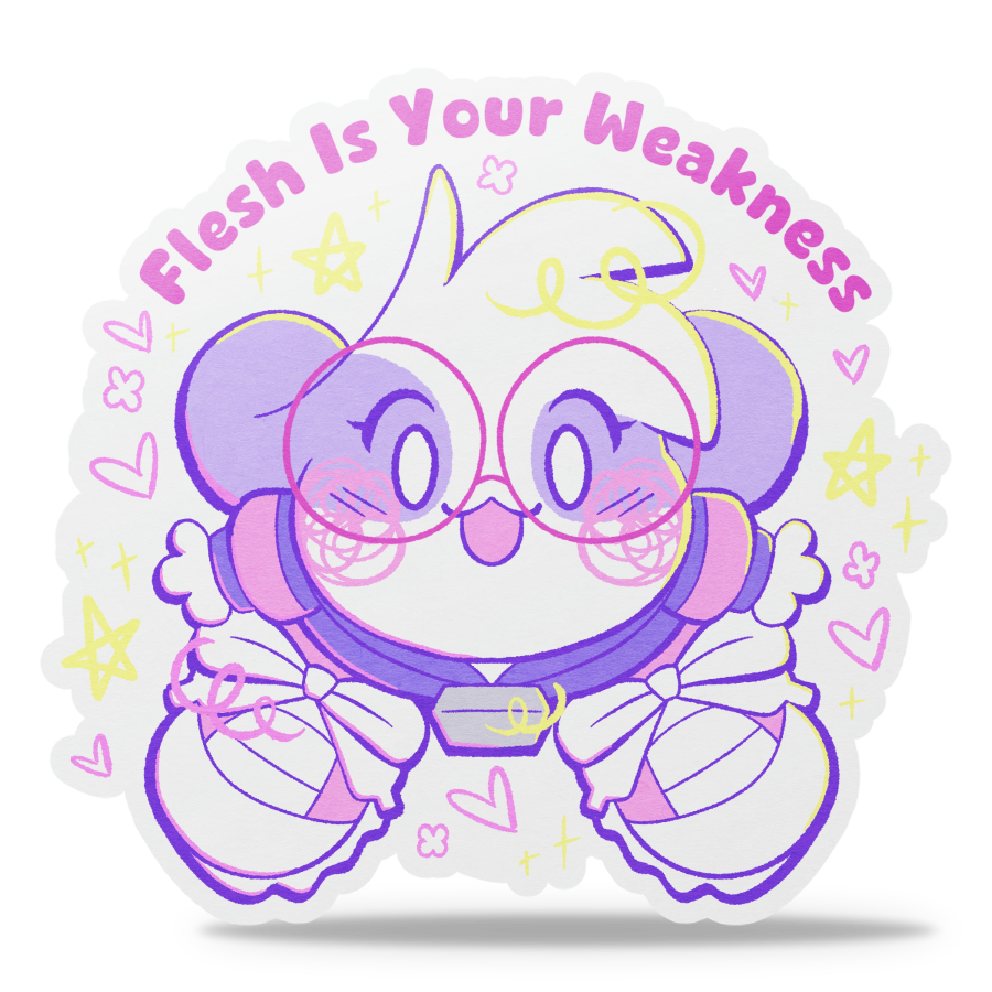 Evil HuniBot Washi Sticker