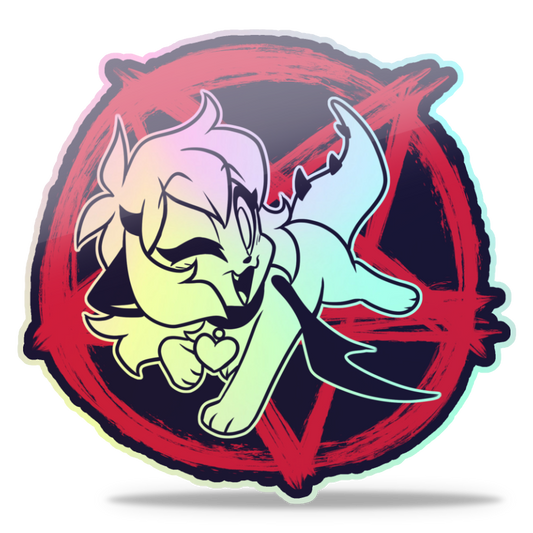 Kira Pentagram Holo Sticker - No Restock!