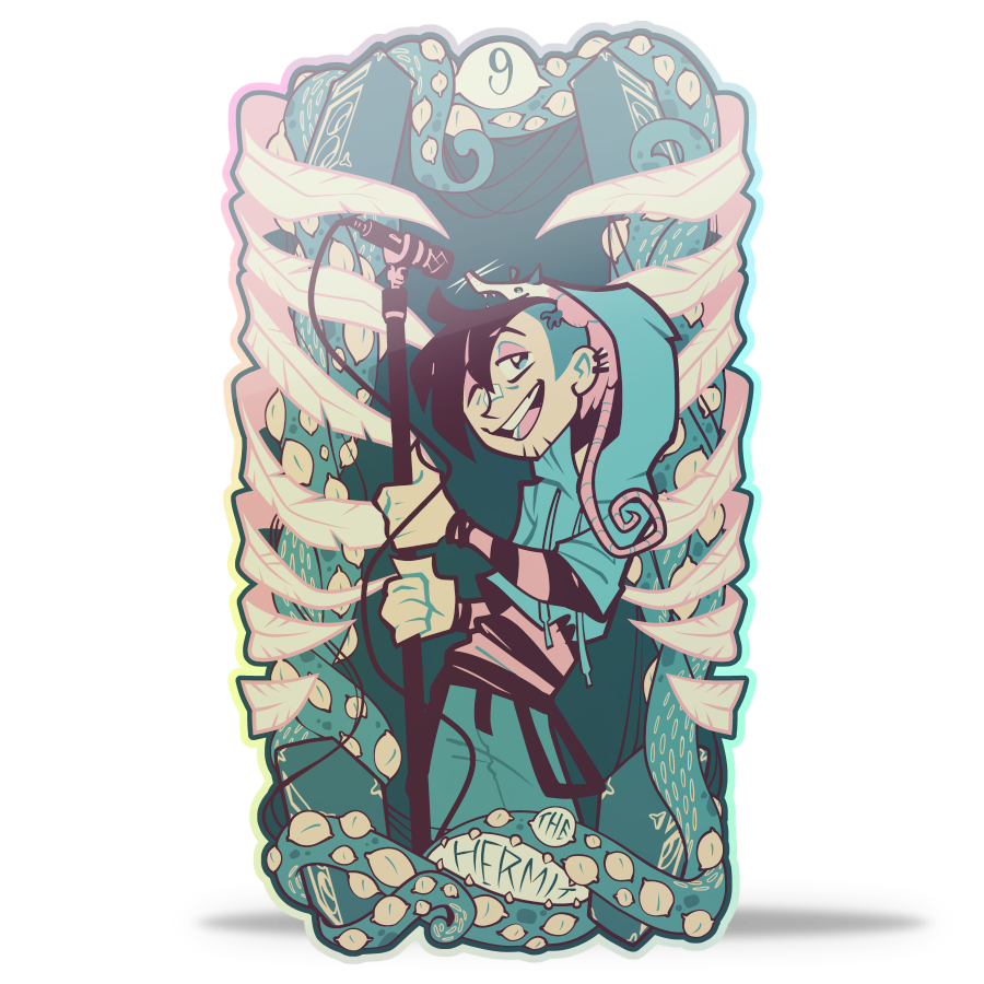 The Hermit Tarot Sticker