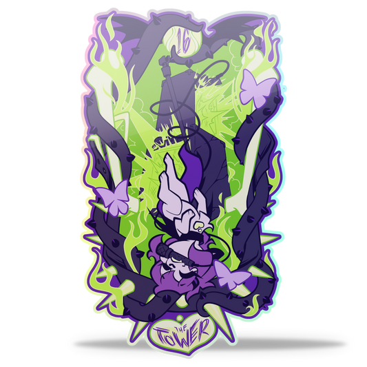 The Tower Tarot Sticker