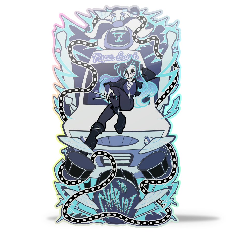 The Chariot Tarot Sticker