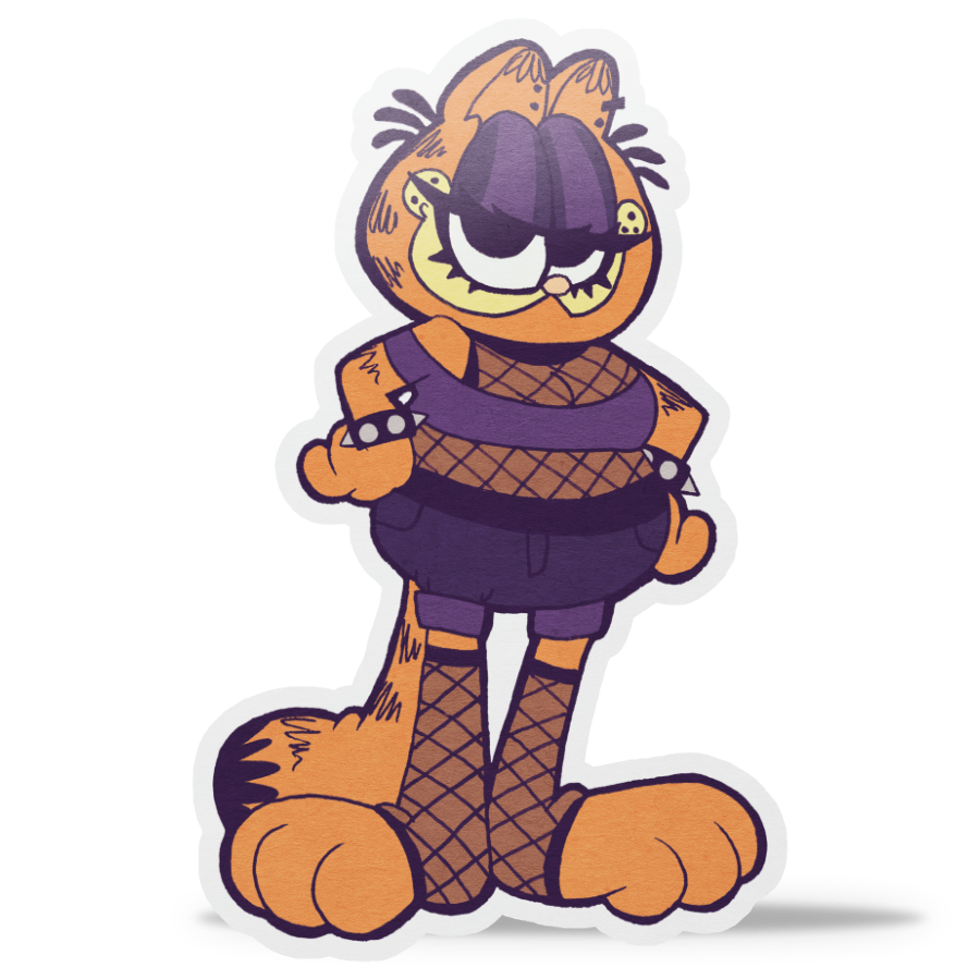 Biblically Accurate Gothfield Washi Sticker