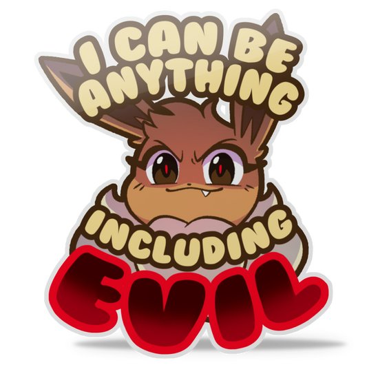 Eevil Eevee Sticker