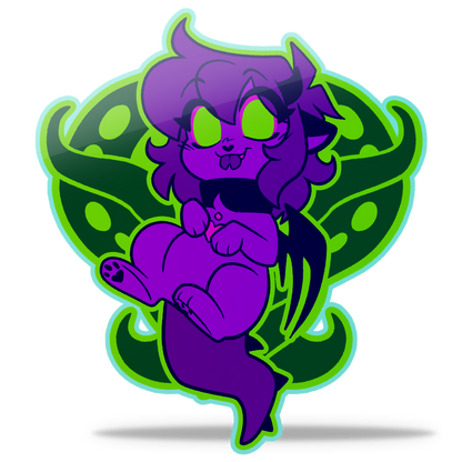 Eldritch Heart Kira Glow-in-the-Dark Sticker