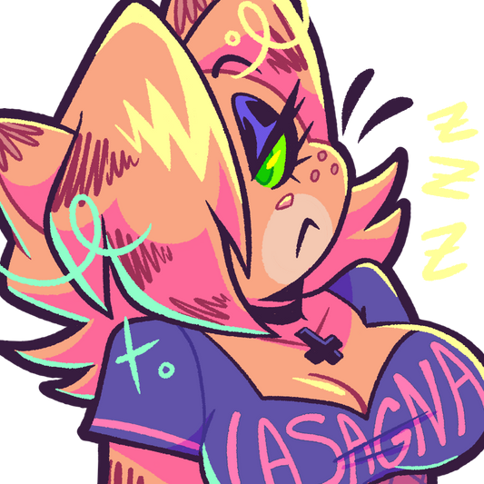 Gothfield Glitter Sticker