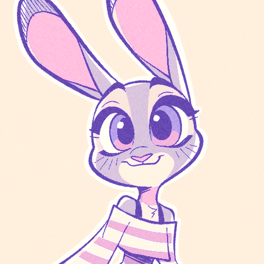 Cozy Judy Kraft Sticker