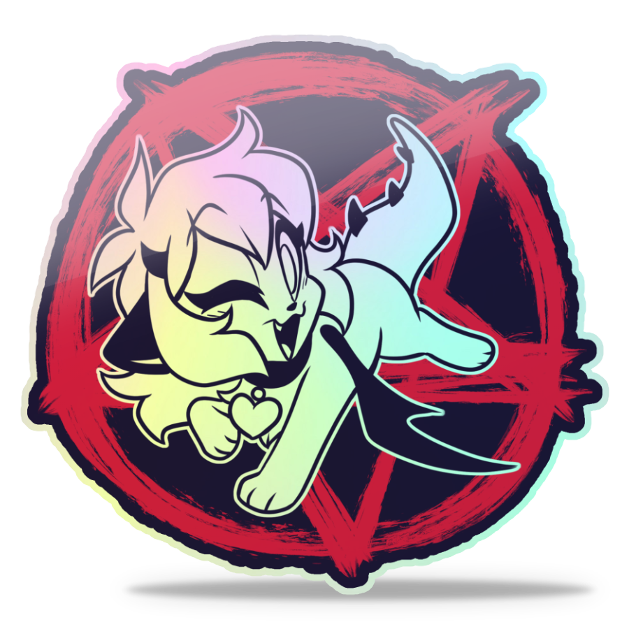 Kira Pentagram Holo Sticker - No Restock!