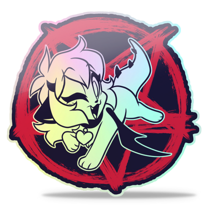 Kira Pentagram Holo Sticker - No Restock!