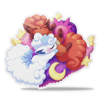 Vulpix Snuggles Washi Sticker