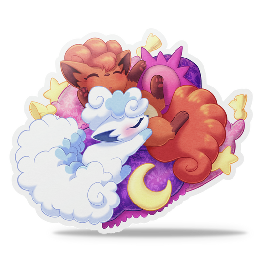 Vulpix Snuggles Washi Sticker