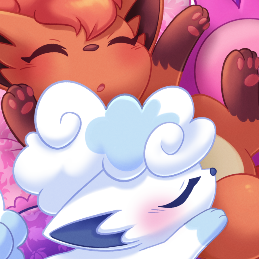 Vulpix Snuggles Washi Sticker