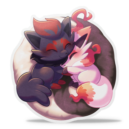 Zorua Snuggles Washi Sticker