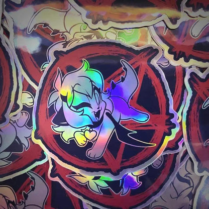 Kira Pentagram Holo Sticker Huni Bunny Shop